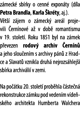 z meck sb rky o cenn  expon ty (d la Petra Brandla, Karla  kr ty, aj.). V t   z jem o z meck  are l projevili  ern n...