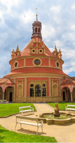 Jindrichuv Hradec (Neuhaus) castle in Southern Bohemia, Czech Republic