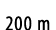 200 m